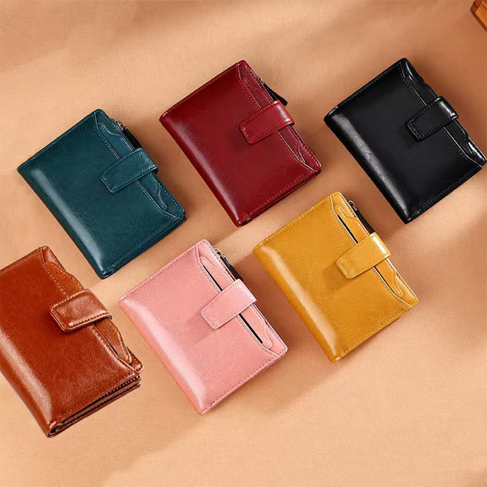 genuine leather lady wallet